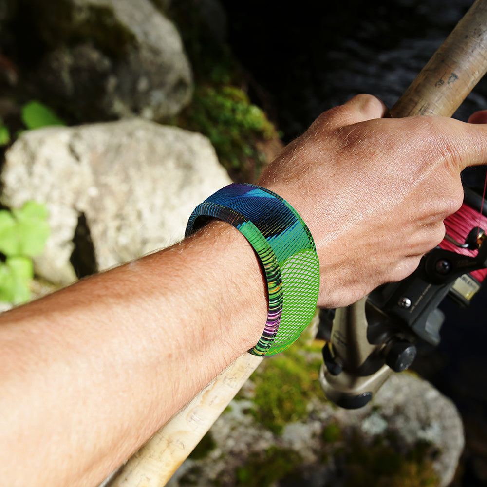 Mosquito Repellent Wristband - Graphic + 2 refill pellets